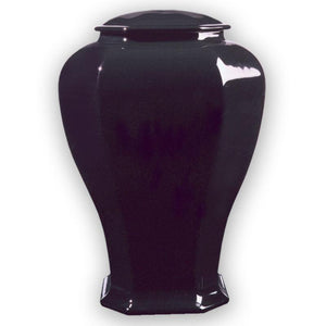 Urn - Porcelain Black 6502